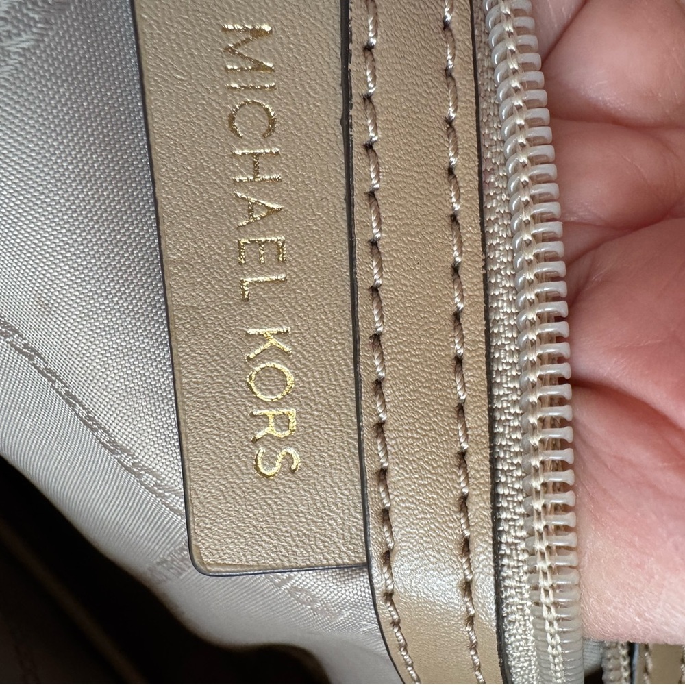 Micheal Kors  Tan Leather Backpack - Picture 8 of 16